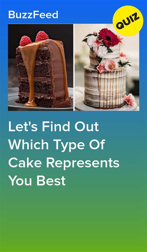 what kind of cake are you quiz